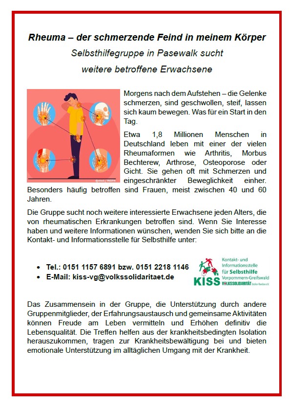 Screenshot Rheuma Aushang