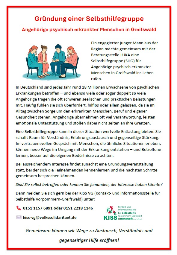 Screenshot SHG Angehörige psy, erk. Menschen