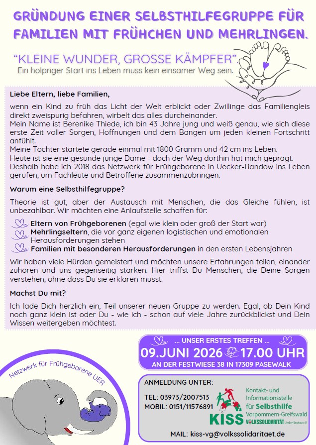 Screenshot SHG Frühchen