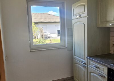 Fenster in Einbauküche