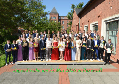 Jugendweiheteilnehmer Pasewalk 2026