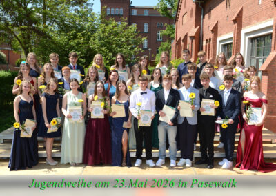 Jugendweiheteilnehmer Pasewalk 2026